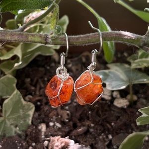 Carnelian Stone Earings